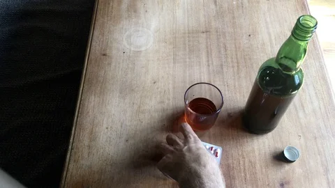 Antidepressants and alcohol Stock Footage 129082014
