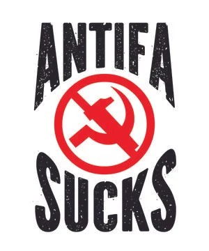 ANTIFA SUCKS Stock Illustration