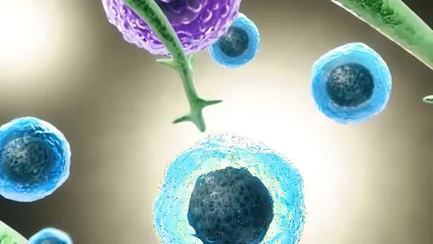 Antigen Presenting Cell 3d anatomy Stock Illustration