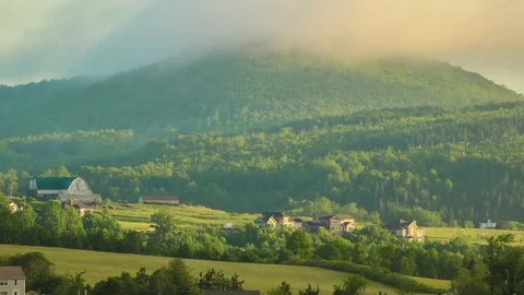 ANTIGONISH, CANADA -Sugarloaf Mountain Hyperlapse Stock Footage 77583852