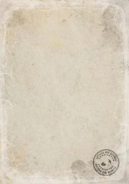 Antigua and Barbuda Codrington Blank Government Document Illustrazione stock