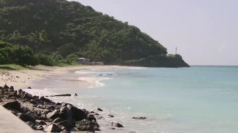 Antigua Beach Stock Footage 22341262