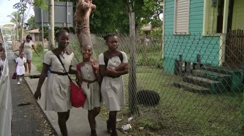 Antigua Children Stock Footage 22341212