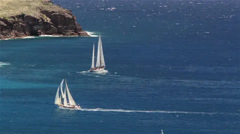 Antigua Classic Sailing Week 2013 6 Stockbeeldmateriaal 24485774