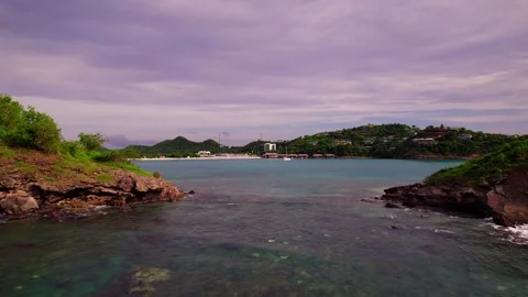 Antigua Deep Bay Stock Footage 255510254