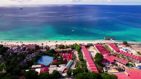 Antigua Dickensons Bay Stock Footage 255507129