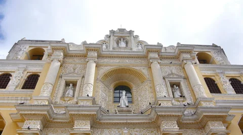 ANTIGUA GUATEMALA CHURCH Video stock 59584509
