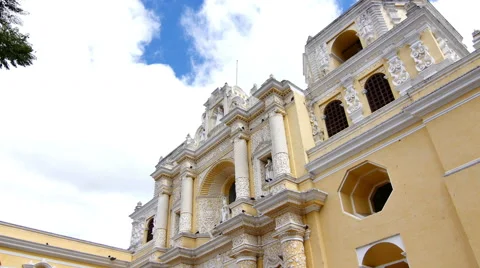 ANTIGUA GUATEMALA CHURCH Stock Footage 59585280