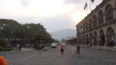Antigua, Guatemala Stock Footage
