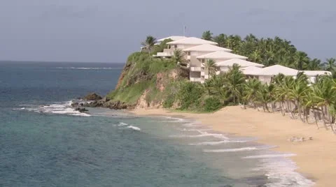 Antigua Hotel Stock Footage 22341323