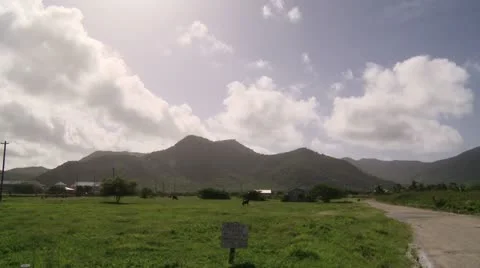 Antigua Mountain Stock Footage 22341216