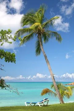Antigua oceanfront Stock Photos