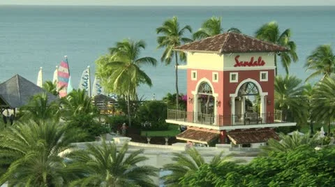 Antigua Sandals Resort Stock Footage 22342011