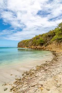 An Antiguan Beach View Stock Photos