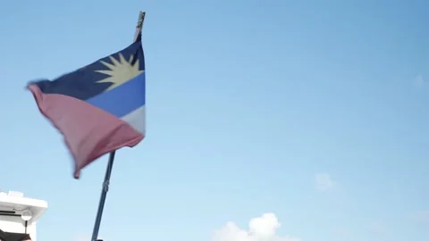 Antiguan flag Stock Footage 149215874