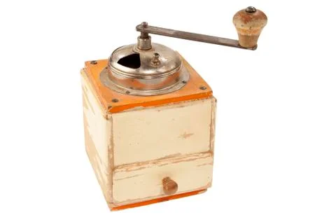 Antigue coffee mill Stock Photos