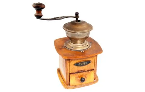 Antigue coffee mill Stock Photos