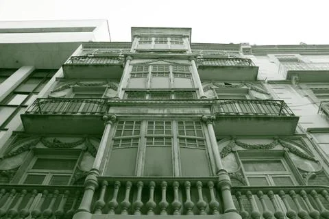 Antiguo edificio de Cartagena Stock Photos