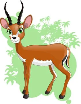 Antilope Stock Illustration