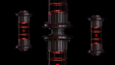 Antimater Red Matter Capsule Stock Footage 265010460