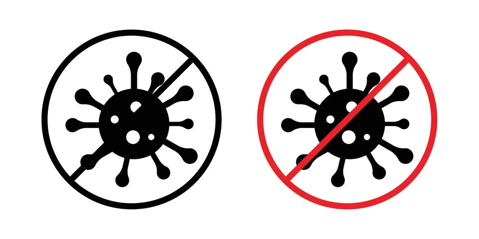 Antimicrobial icon set, collection of vector icons Stock Illustration