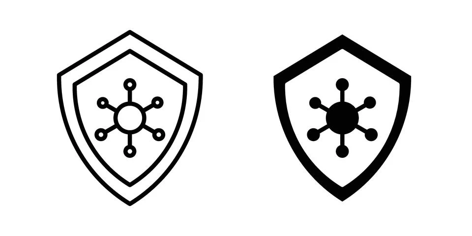 Antimicrobial icon vector design. EPS10 Stock Illustration