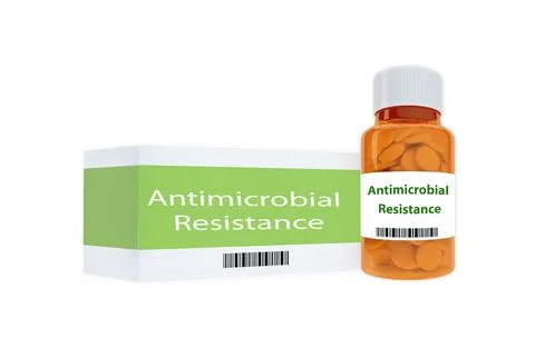 Antimicrobial Resistance concept Иллюстрация