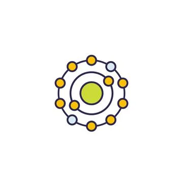 Antioxidant icon, vector on white Stock Illustration
