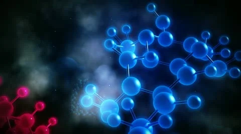 Antioxidant molecule Stock Footage 20452903