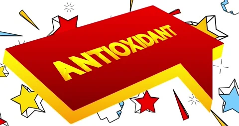 Antioxidant word in a 3d speech bubble Stock Footage 200800803