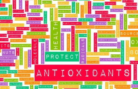 Antioxidants Illustrazione stock