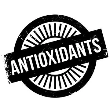 Antioxidants stamp Stock Illustration