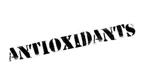 Antioxidants stamp Illustrazione stock