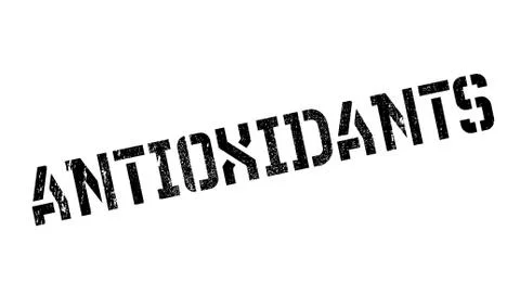 Antioxidants stamp Stock Illustration