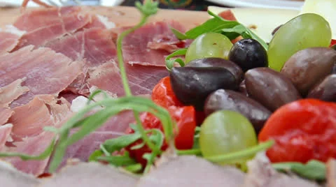 Antipasto meal Stock-Footage 24702405