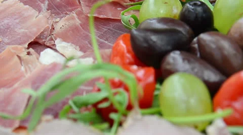 Antipasto meal Stock-Footage 24702444