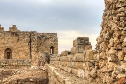 Antipatris fortress . Stock Photos
