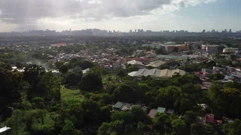 Antipolo Overlooking Drone G 動画素材 144124782