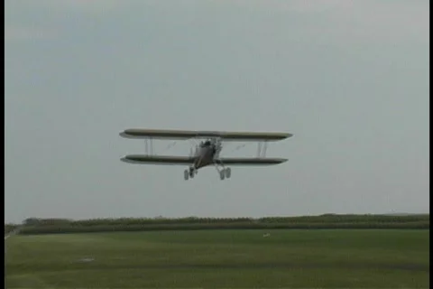 Antique Airplanes Stock Footage 95387
