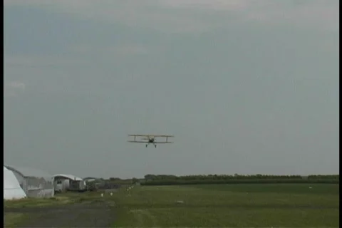 Antique Airplanes Stock Footage 95388
