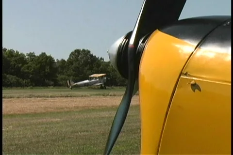 Antique Airplanes Stock Footage 101037