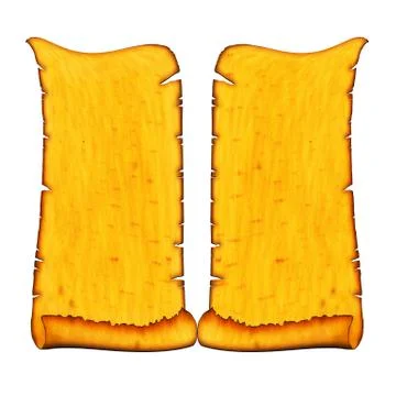 Antique ancient scroll Stock Illustration