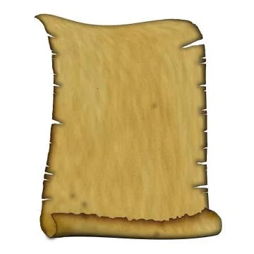 Antique ancient scroll Stock Illustration