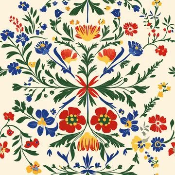 Antique Arabesque Ornament Seamless Pattern, Vintage Charm Seamless Pattern, Stock Illustration