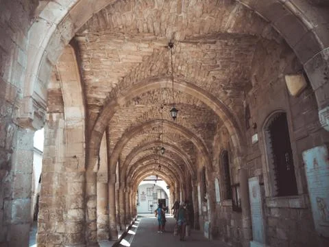 Antique Arch, Cyprus. Stock Photos