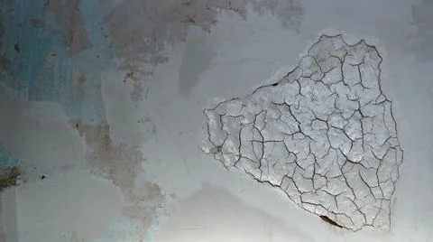 Antique backdrop with cracks on the wall Stock Photos