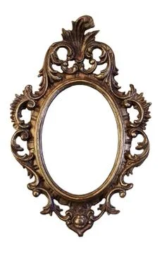Antique baroque frame Stock Photos