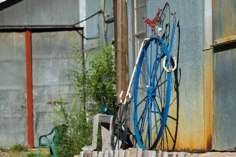 Antique Bicycle Stockfoto's