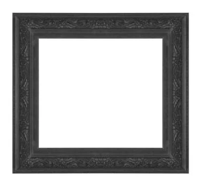 Antique black  frame Foto stock