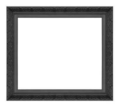 Antique black  frame Stock Photos